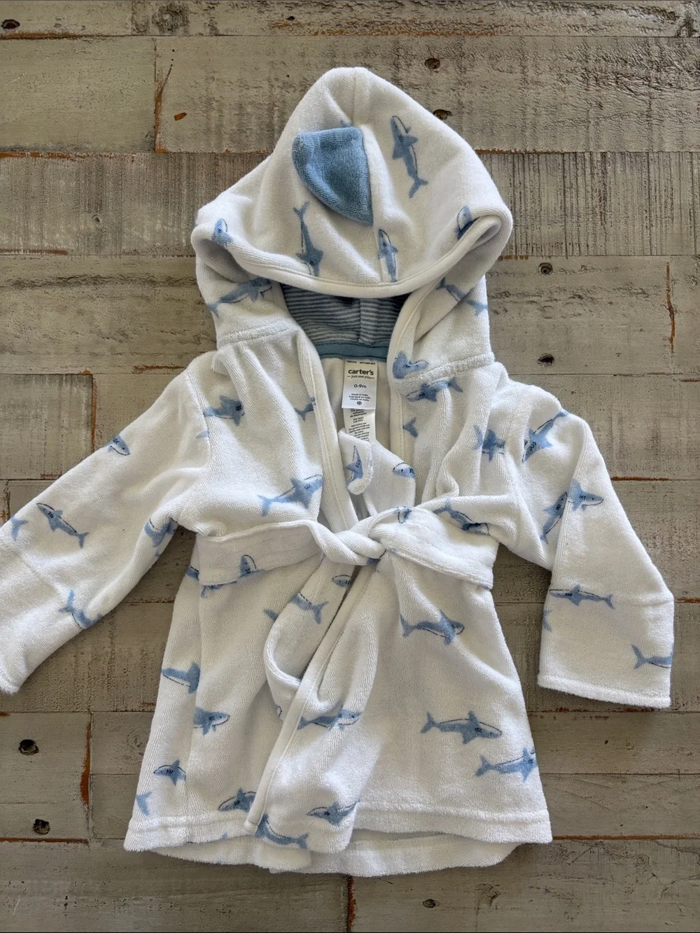 Baby Essentials & Carter’s Hooded Terry Bath Robes 3 Piece Bundle